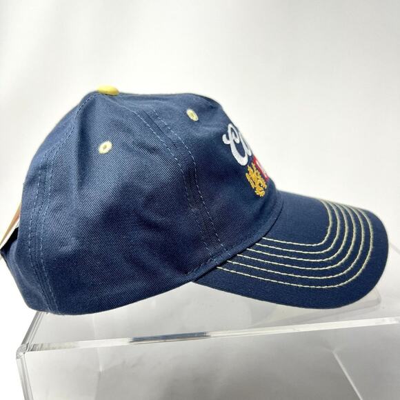 H3 Headwear Coors Banquet Baseball Hat Men OS Navy Blue Adjustable Cap Beer - Picture 10 of 11